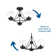 Cecere Glass Semi Flush Mount
