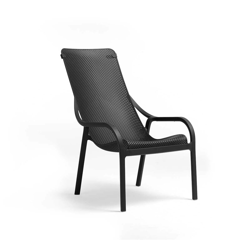 Net Outdoor Lounge Chair, Anthracite