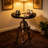 Cecy Pine Round Solid Wood Top with Iron Base Dining Table-306142395