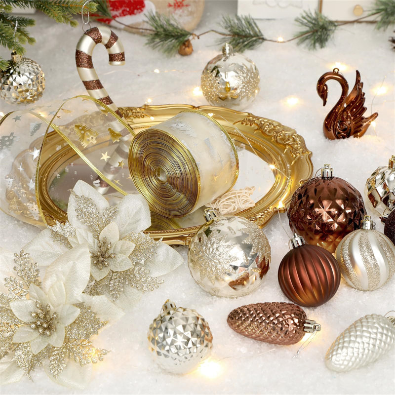 Holiday Shaped Ornament, Gold