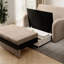 Canapé-lit deux places Ario style condo avec rangement - beige/brun-81017300