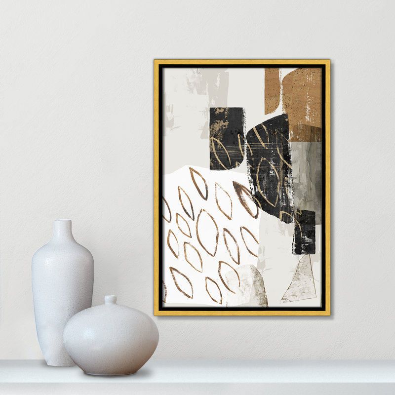 Shape of Formation III Print by Casa Fine Arts, Gold, 19.5" H x 13.5" W