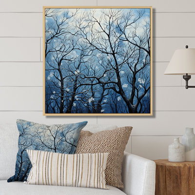 " Minimalism Blue Tree Charm II "