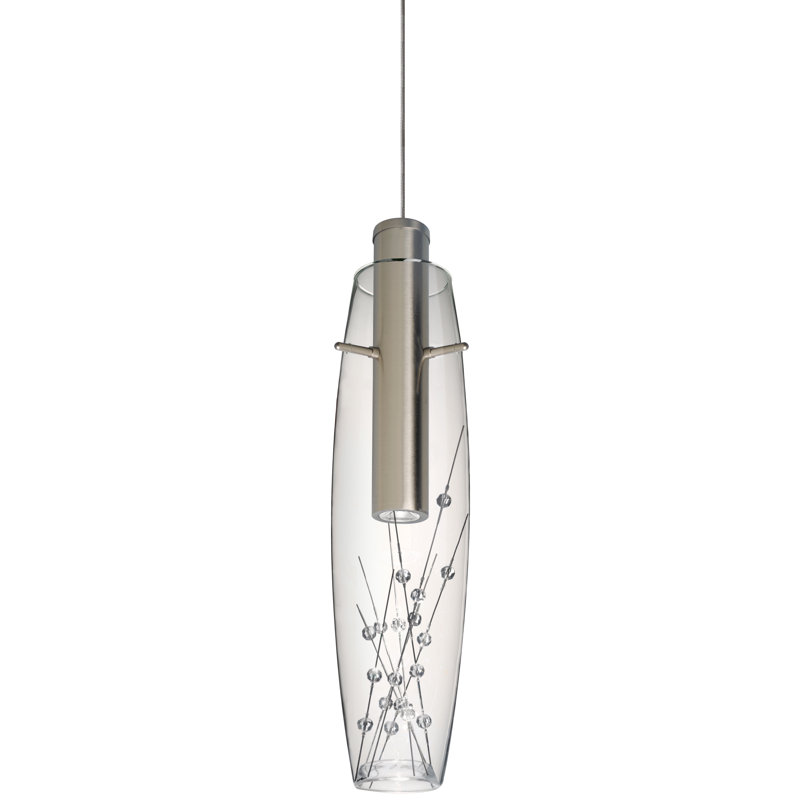 Luminaire suspendu à cylindre simple 1 lumière