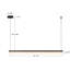 Nio 45-in Black dimmable LED Linear Pendant-153406740
