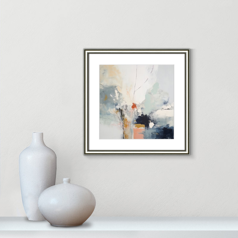 «Ethereal Blue Beats II» par Irena Orlov, L 18,25 po x H 18,25 po, Imprimé mat, Silver Classic