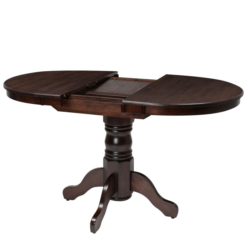 Pico Extendable Oval Dining Table, Cappuccino
