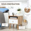 Montevia 40cm W Manufactured Wood Bedside Table