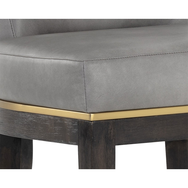 Alister Bar Stool, Gray, Barstool (32" Seat Height)