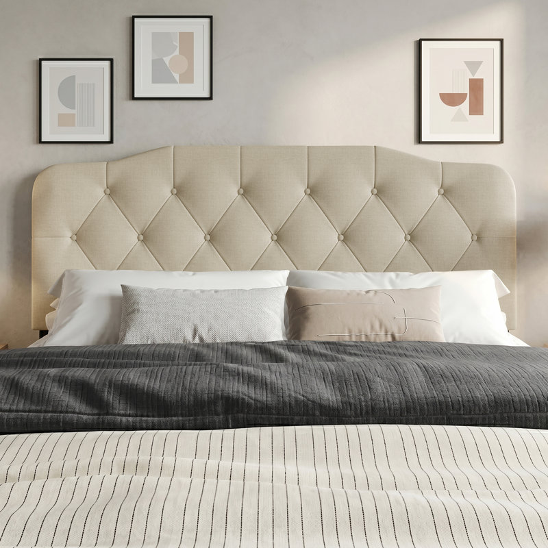 Tête de lit Arela, Très grand, Beige