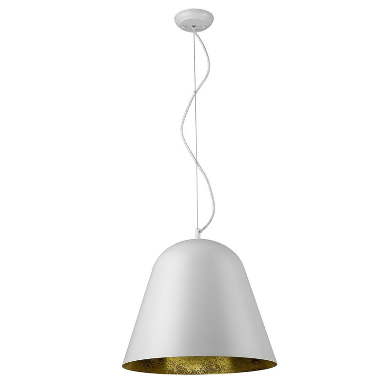 Janes 1 - Light Single Pendant, White