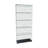 4-Tier Glass Display Cabinet With 5 Dynamic LED Modes