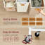 Rolling Laundry Hamper with Handles-496462140