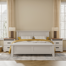 Laziza 24 inch Tall Nightstand set of 2 with Cabinet and Drawer
