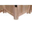 Cloison pliante en bois massif l 82,8 po x H 65 po