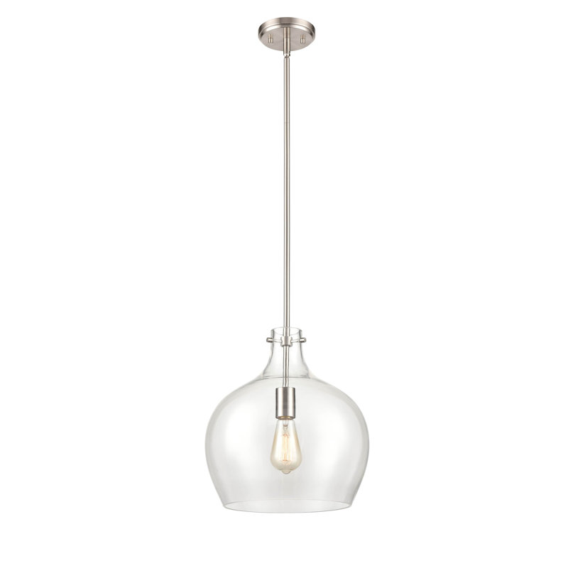 Hageman 1 - Light Single Pendant, Brushed Nickel