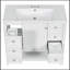Ensemble de meuble-lavabo simple 36,00 avec comptoir Santasha-1514313144