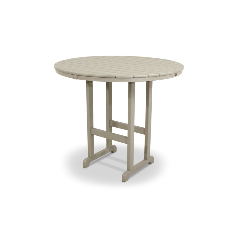 Table de bar ronde POLYWOOD Monterey Bay, 36 po, Château de sable
