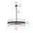 Athol 16 - Light Iron Drum Chandelier with Crystal Prisms-1469466381-1469466369