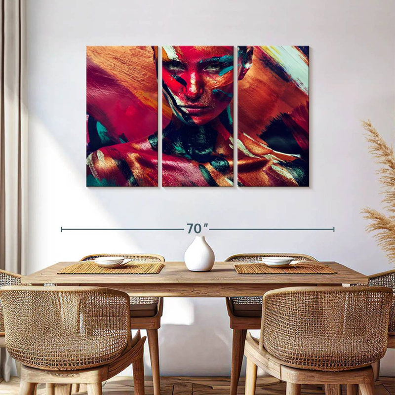 Senne Amazon Female Portrait, 36" H x 57" W