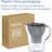 2.4L Marella Water Filter Jug with 3 Cartridges Cool Graphite