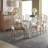Fairfield 18.5 " H Linen Upholstered Oak Solid Wood Side Chair-27809319