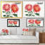 Chrysanthème fleur - décoration murale traditionnelle sur toile-1279314116-1279314122