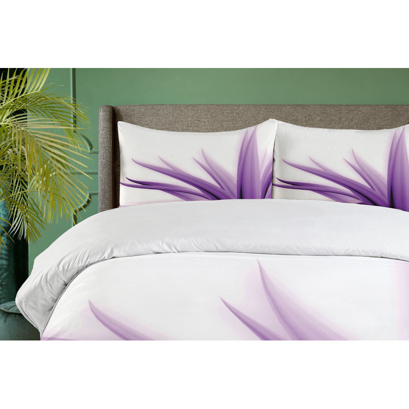 Traditional Polyester Floral Duvet Cover, Twin Duvet Cover + 1 Standard Sham