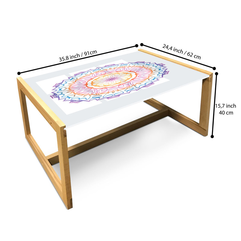 Jacoree Sled Coffee Table, 90cm H x 62cm W x 40cm D