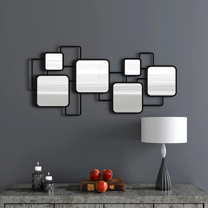 Metal Rectangle Wall Mirror