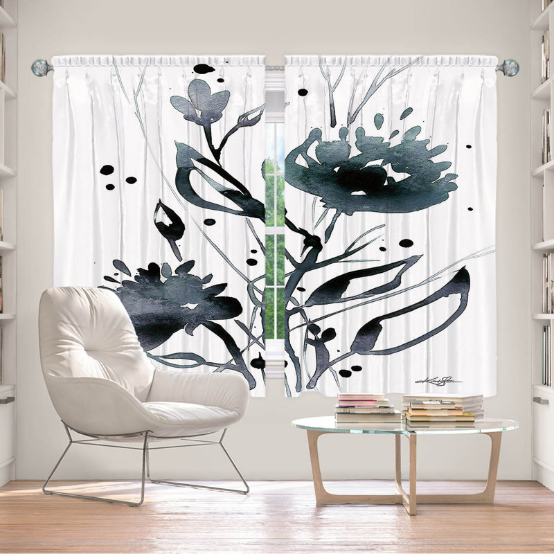 Room Darkening Curtain Pair, 40" W x 52" L
