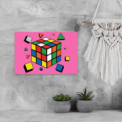 Art mural rétro classique rétro Rubiks