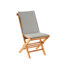 Chaise de salle à manger d'extérieur en bois de teck Adker