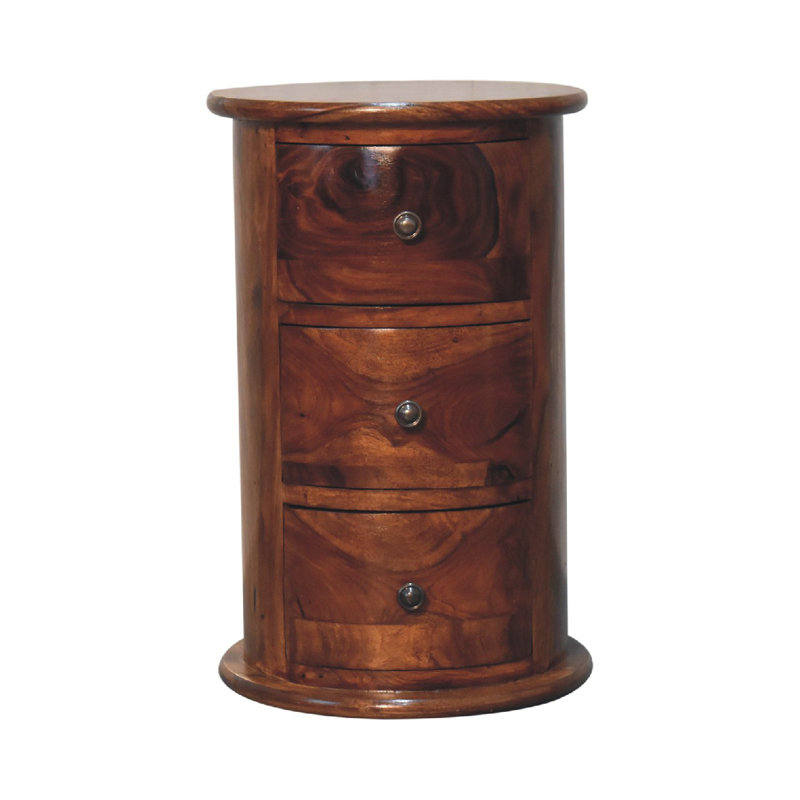 Kuala Solid Wood 32cm W 3 - Drawer Chest of Drawers