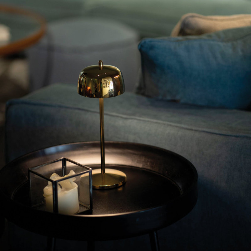 Theta Pro Table Lamp, Polished Gold