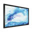 Abstrait blanc et bleu liquide - peinture sur toile-67358874-67358854