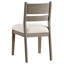 Chaise d'appoint en bois (ensemble de 2)