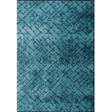 Rapture Abstract Area Rug in Blue