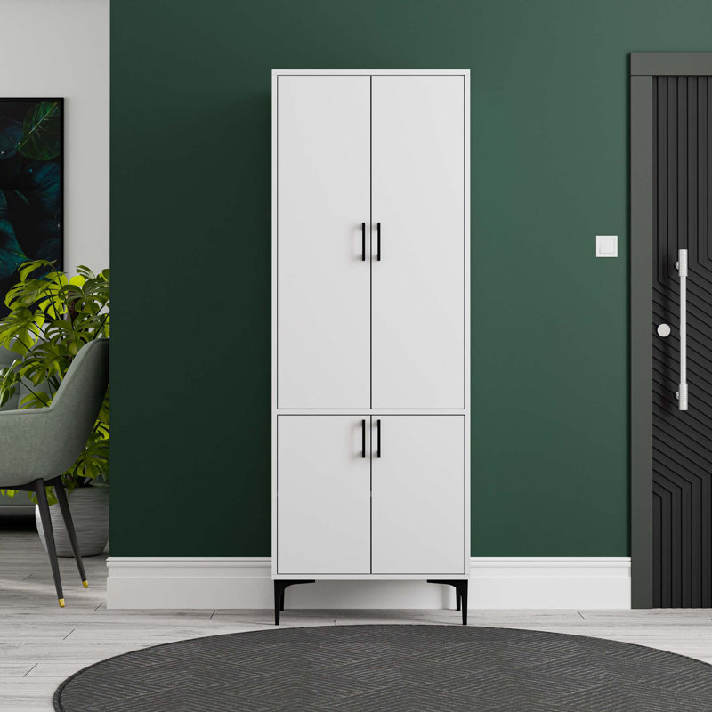 Kaleva Manufactured Wood Wardrobe, White