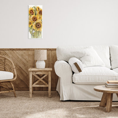 Bouquet de tournesols, plaque murale, conception de Patti Bishop
