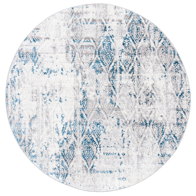Batali Performance Geometric Rug, Round 6'7"