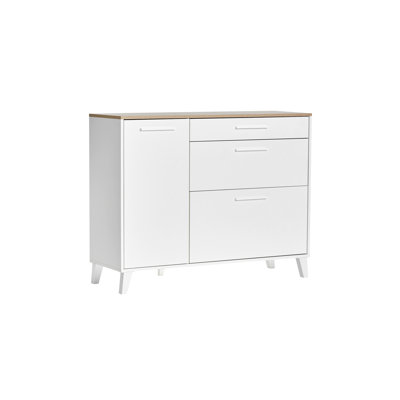 Lehane Solid Wood 120cm W 2 - Drawer Chest of Drawers