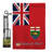 Double Sided 18.5'' H x 13'' W Polyester Flag Set