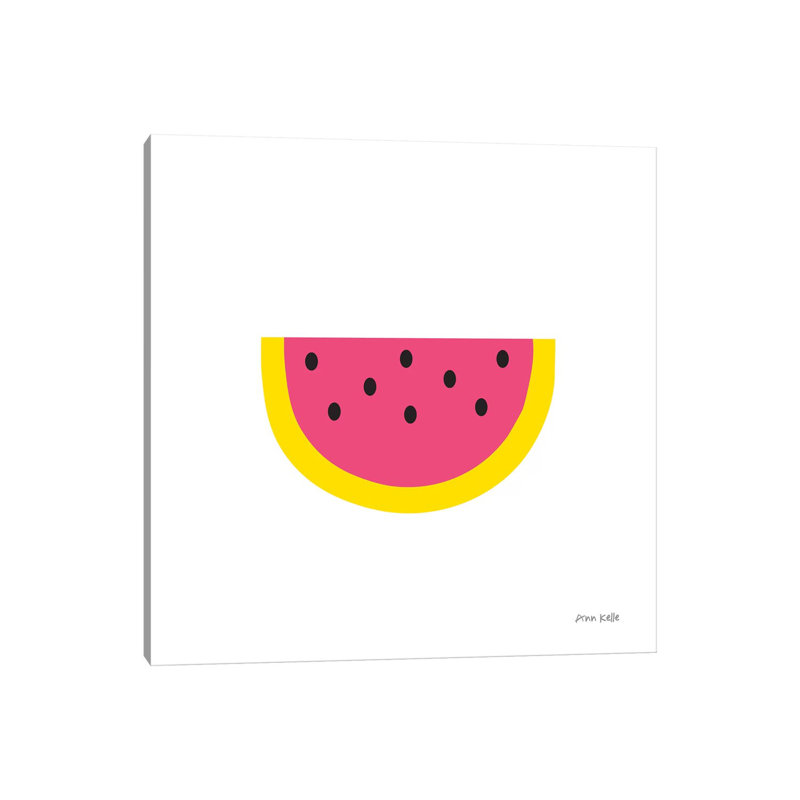 Watermelon by Ann Kelle - Wrapped Canvas Print, 66.04 cm H x 66.04 cm W x 1.91 cm D