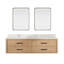 Meuble-lavabo double 72 po avec plateau Cristo-791218788