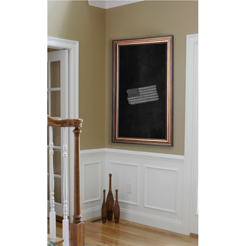 Tableau noir fixé au mur, 54 po x 18 po