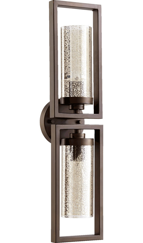 Appliquee à bras 2 lumières Goodrow, Bronze huilé