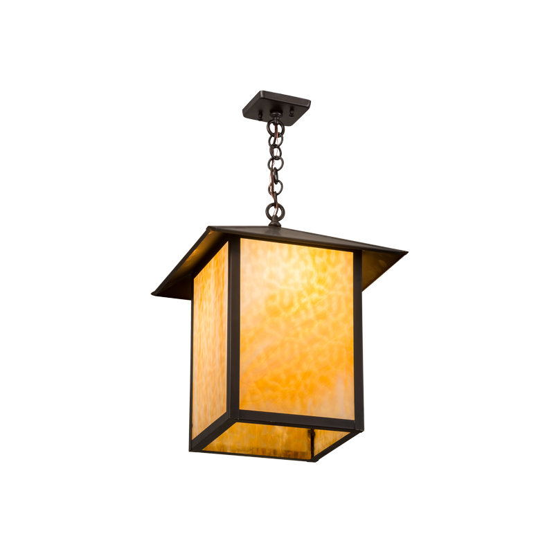 Luminaire suspendu rectangulaire 1 lumières lanterne Seneca Prime