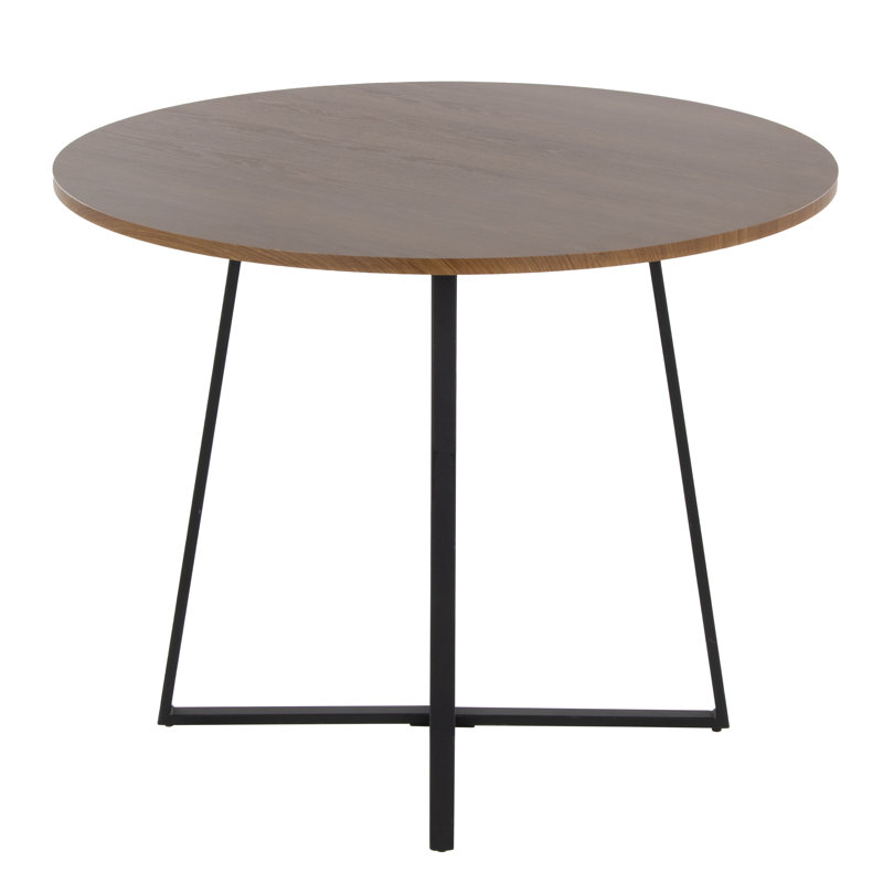 Table de salle à manger Cosmo Canary, Walnut, Black