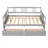 Full Size Daybed Wood Bed with Two Drawers-266604893-266604892